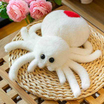 Creepy-Crawly Plush Spider Doll - Adorable Jumping Reptile Toy!