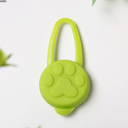 LED Glowing Dog Collar with Pendant Night Safety