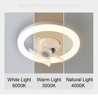 2 In 1 Swivel Fan Led Lamp