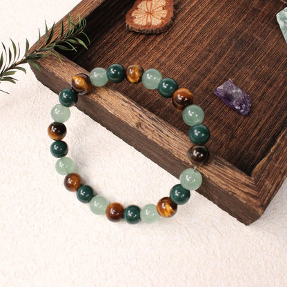 Tiger Eye Natural Stone Beaded Bracelet