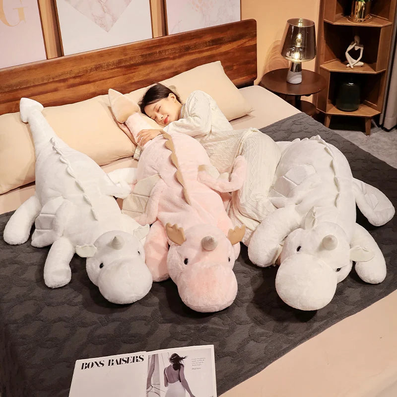 Giant Plush Unicorn Dinosaur Hug Pillow Soft Stuffed Toy