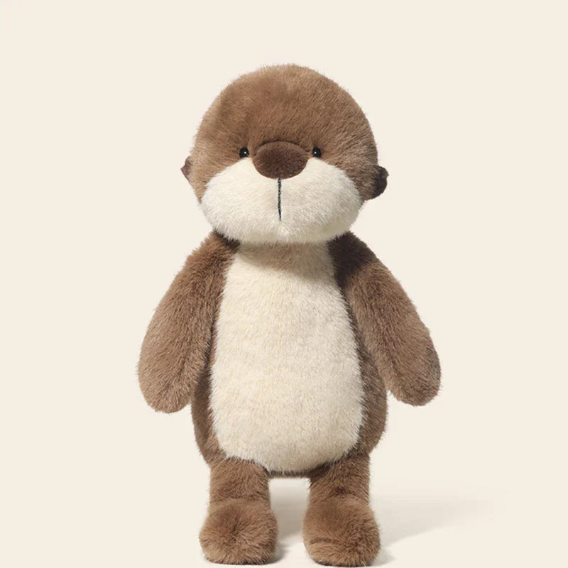 Cute Sea Otter Plush Toy - Fluffy Soft Doll for Kids' Birthday Gift