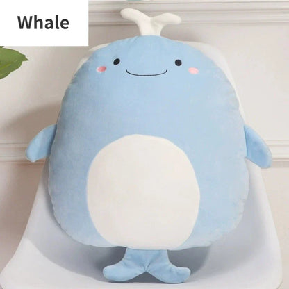 Cuddly Kawaii Zoo Animal Plushies - Soft Squishy Pillows for Kids