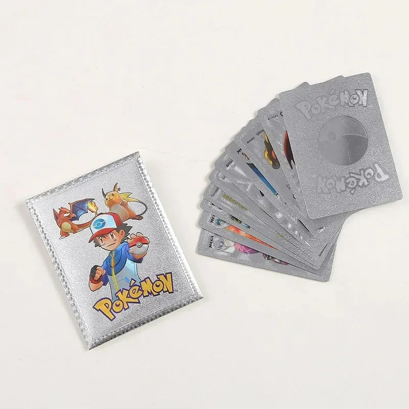 10Pcs Pokemon Cards Vmax GX Color Energy Card