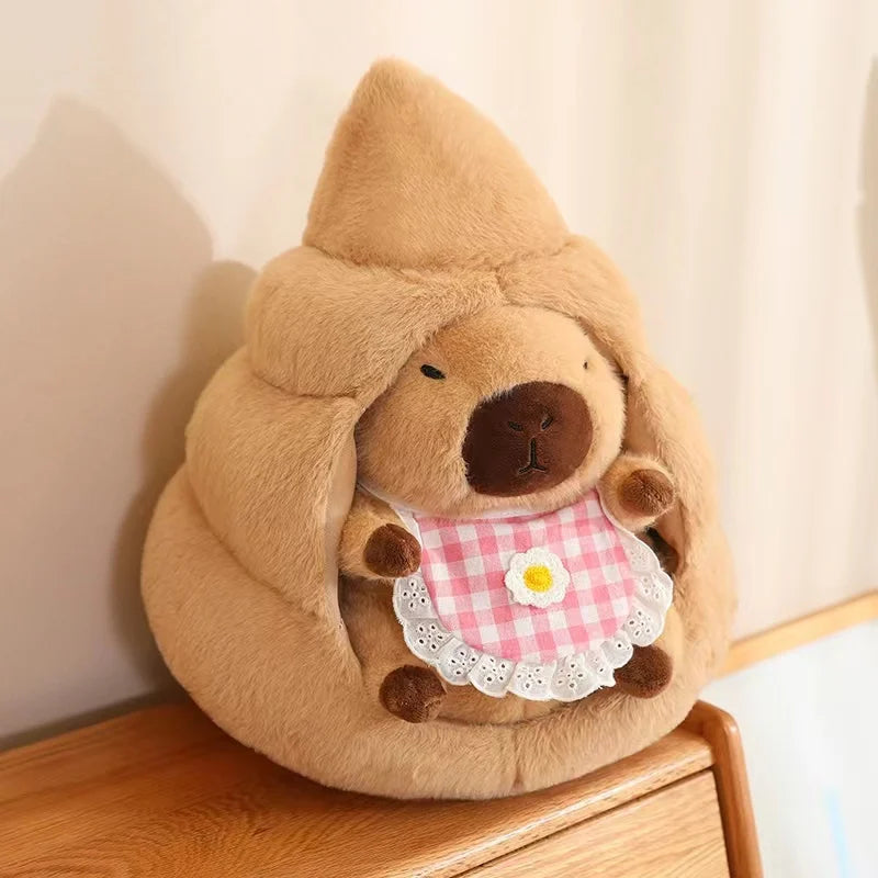 Graduation Capybara Plush Toy - Cute Doctor Doll Gift for Graduates