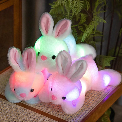 Cartoon Rabbit Plush Toy Soft Stuffed Doll Pillow for Kids and Home Decor