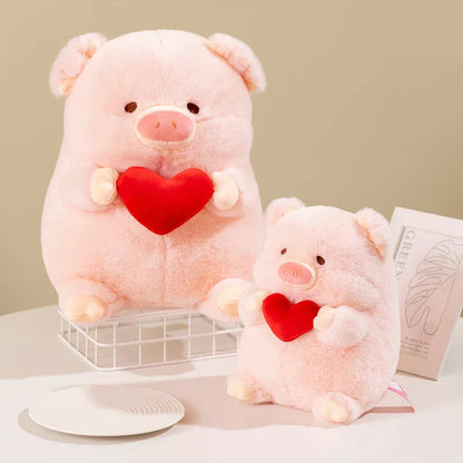 Love Heart Pig Plush Toy
