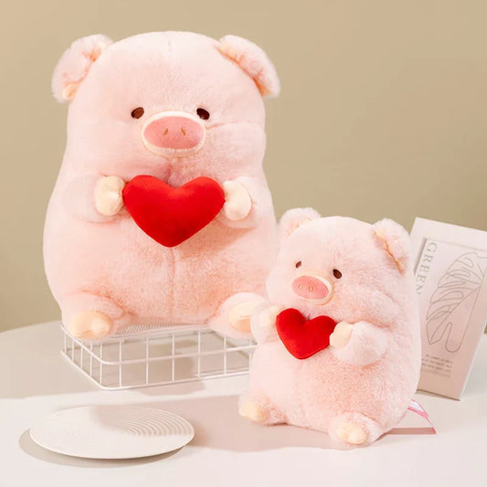 Love Heart Pig Plush Toy
