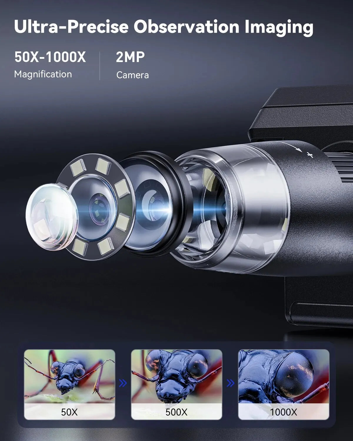 Lcd Digital Microscope With Stand