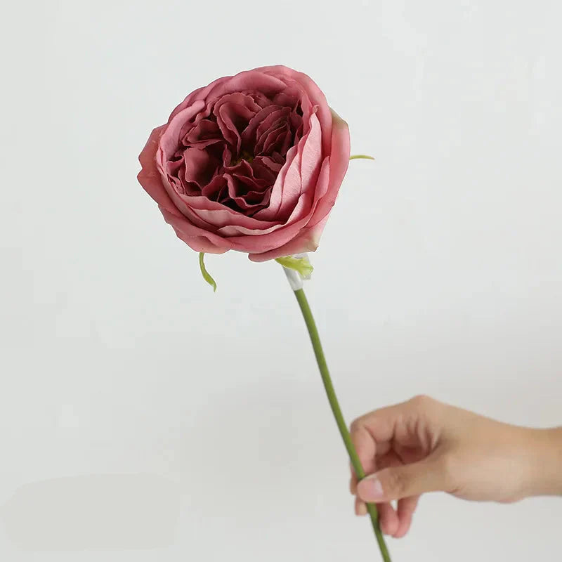 Real Touch Austin Rose Artificial Flowers Set of 7