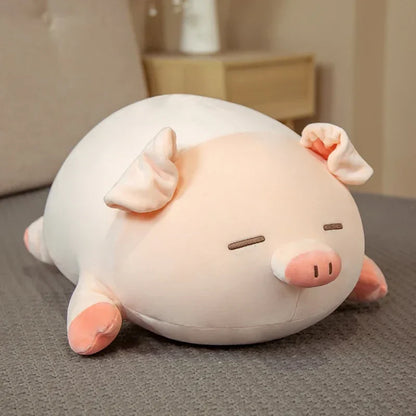 Kawaii Pink Pig Plush Toy - Soft Cushion for Cozy Decor & Gifts