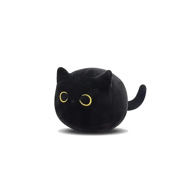 Kawaii Black Cat Plush Pillow - Soft, High-Quality Toy for Kids & Decor