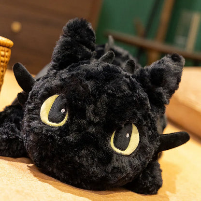 55/70cm Cute Dragon Plush Toy - Soft Stuffed Doll Pillow for Kids