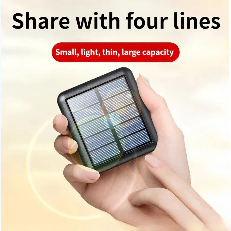 4 In 1 Solar Charging Power Bank