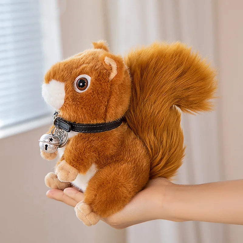 Adorable Realistic Squirrel Plush Toy - Soft, Furry, Perfect Gift!