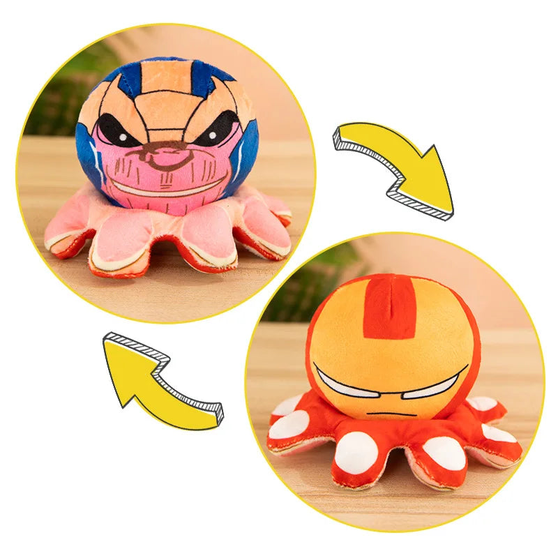 Reversible Superhero Plush Doll 20 to 40 cm