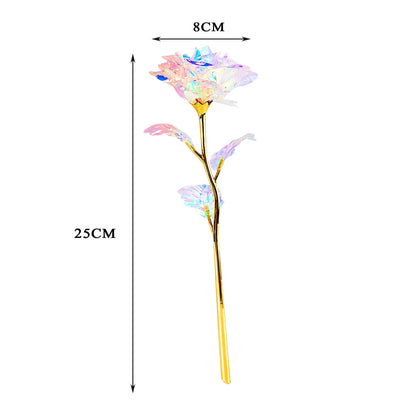 Galaxy LED Forever Rose - 5/10pcs Colorful Artificial Flowers