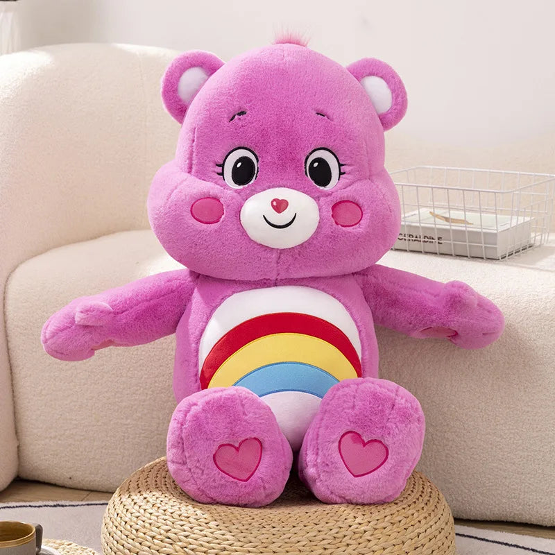Colorful Teddy Bear Plush Pillow Soft Stuffed Doll