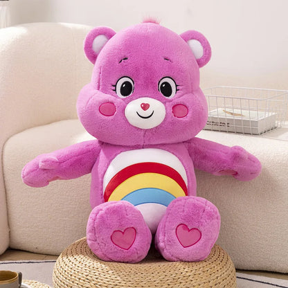 Colorful Teddy Bear Plush Pillow Soft Stuffed Doll