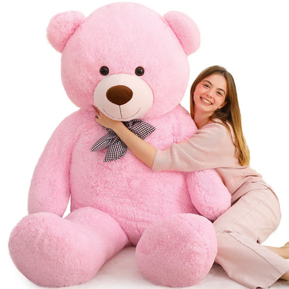 Giant 6-Foot Pink Teddy Bear Plush Toy for Valentine's Gift