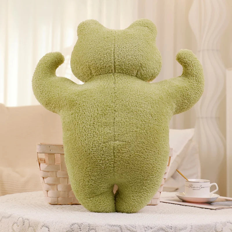 Muscle Frog & Duck Plush A Quirky Pair