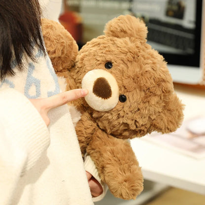 Christmas Teddy Bear Plush Toy Cute Stuffed Gift 28cm