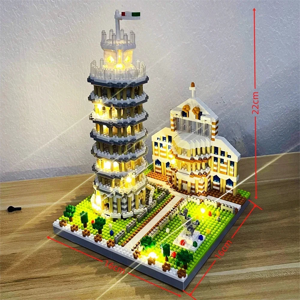 Paris Eiffel Tower Micro Mini Building Blocks