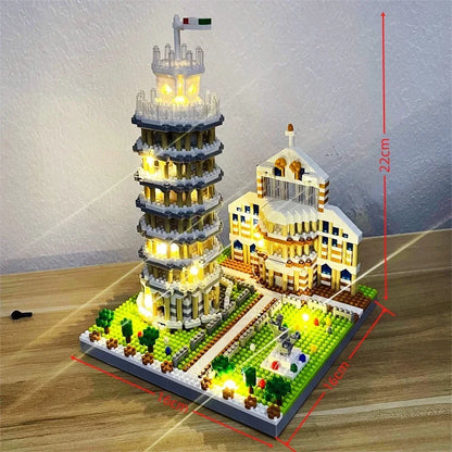 Paris Eiffel Tower Micro Mini Building Blocks