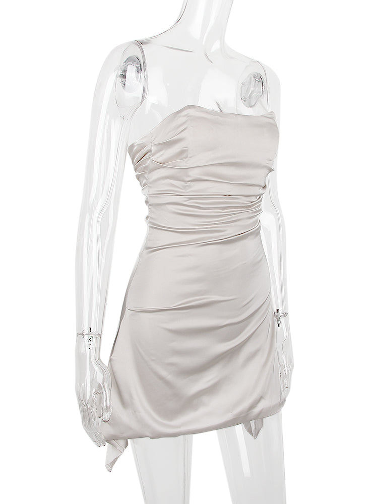 Satin Tube Dress