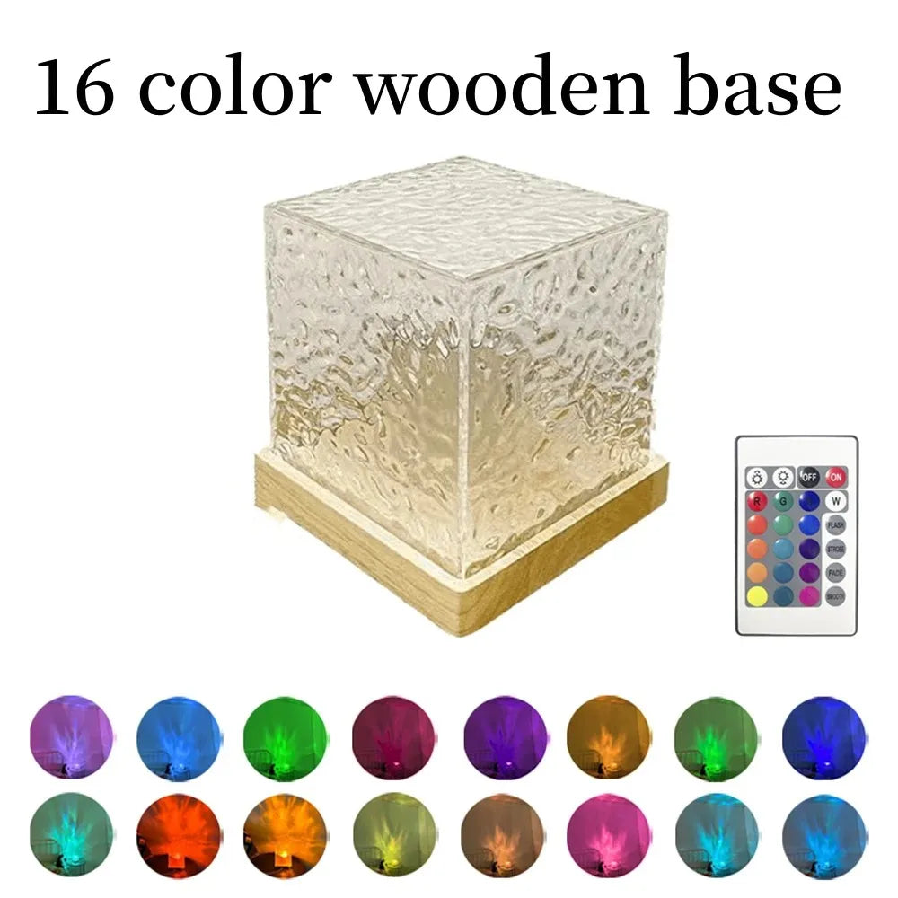Water Ripple Crystal Lamp