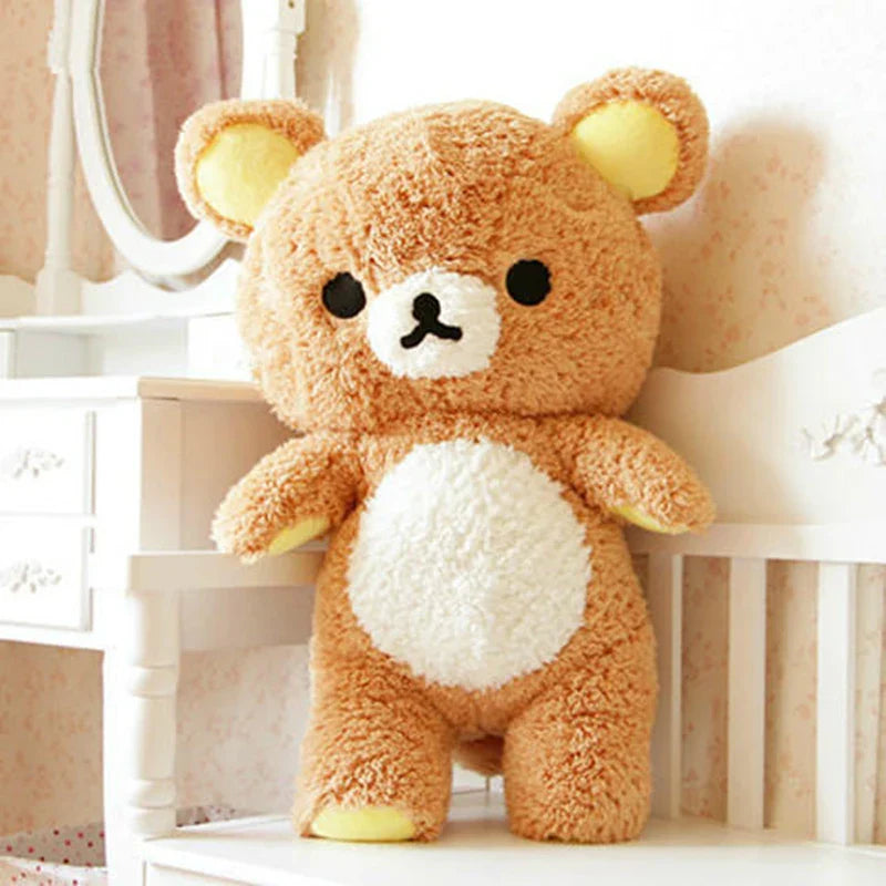 Kawaii Relax Bear Plush Cushion 60cm 80cm
