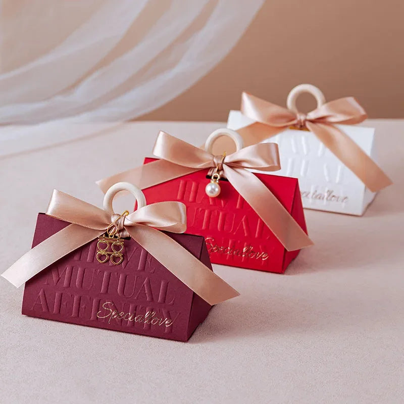 Elegant Love Gift Box with Ribbon Set