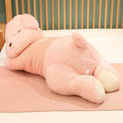 Giant Lying Dog Plush Pillow 80cm 100cm