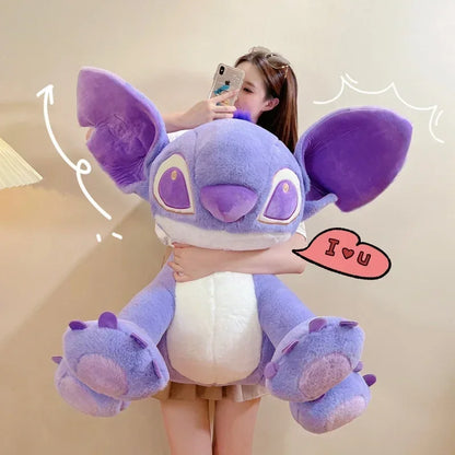 Purple Stitch Plush - Soft 25cm Cuddly Doll for Kids and Gift