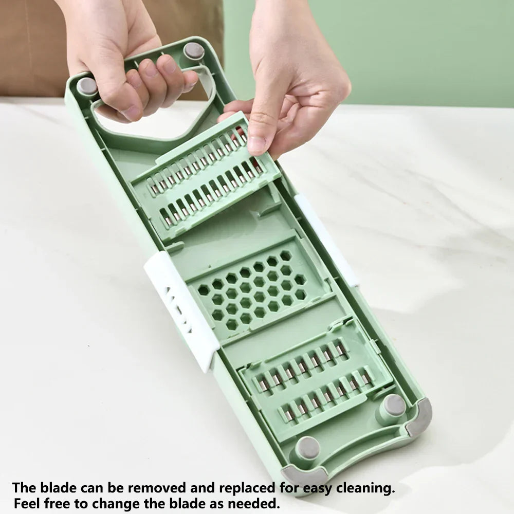 Multi-Cut Vegetable Slicer & Chopper