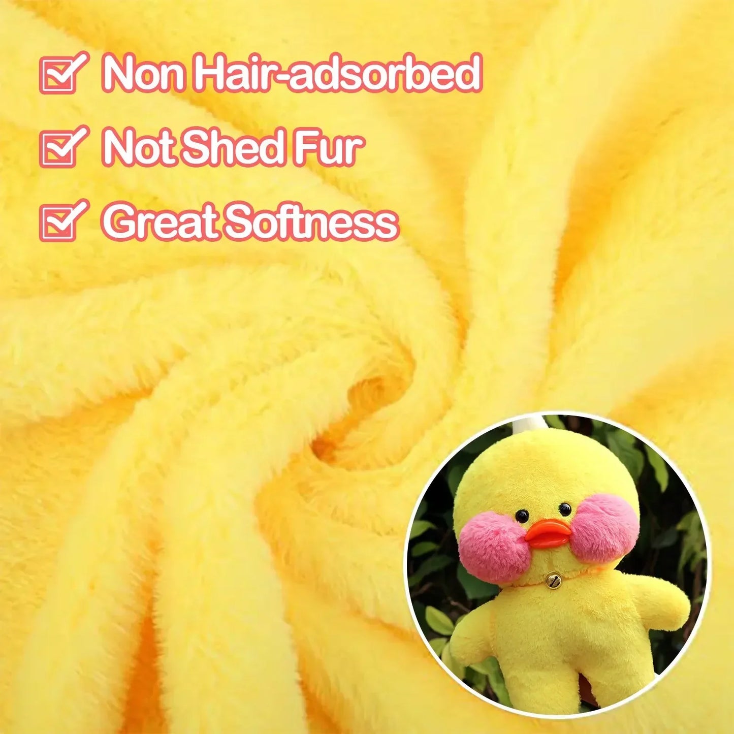 Kawaii 30cm Pato Plush Duck - Soft, Cuddly, and Adorable Hug Buddy!