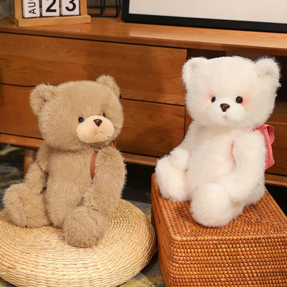 Cute Teddy Bear Plush Toy with Backpack - Perfect Gift for Kids!