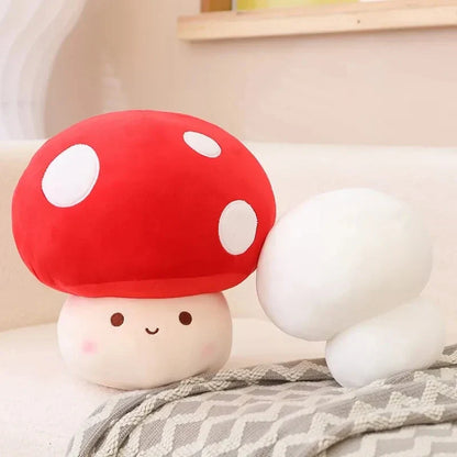 Cute Kawaii Shiitake Mushroom Plush Toy - Soft & Lifelike Gift for Kids