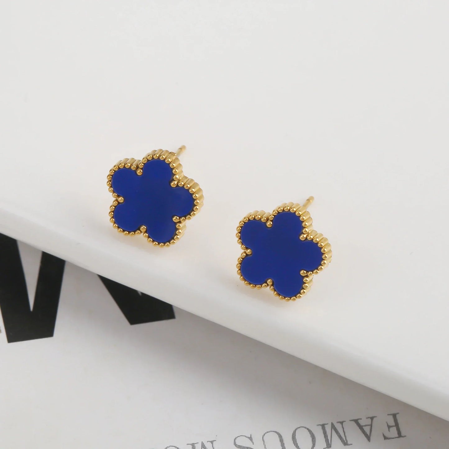 Gold Plated Five Leaf Flower Adjustable Bracelet