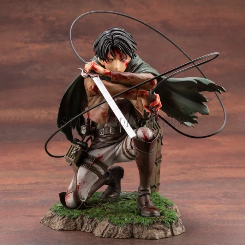 Attack On Titan Action Figure Levi Ackerman Figurine