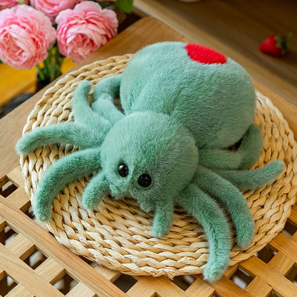 Creepy-Crawly Plush Spider Doll - Adorable Jumping Reptile Toy!
