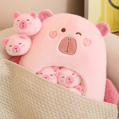 Capybara Plush Pillow Soft Stuffed Doll