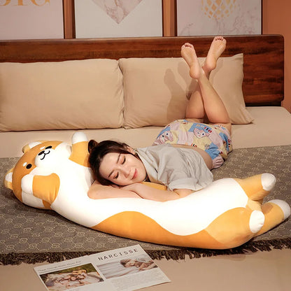Giant Long Shiba Inu Plush Pillow