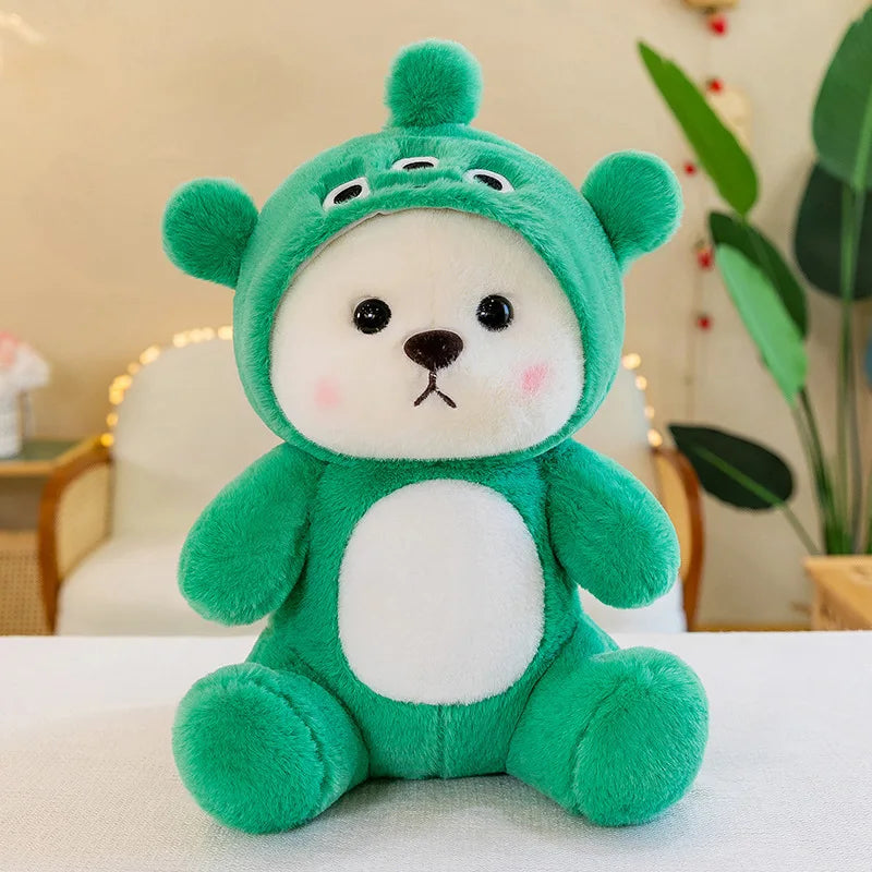 Cute 30cm Bear Plush Toy - Transform into Disney Stitch! Soft & Adorable!