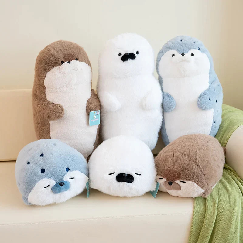 Kawaii Sea Otter Plush Doll - Adorable Gift for Kids
