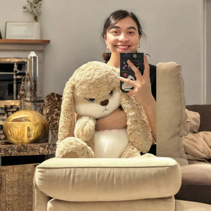 Large Angry Rabbit Plush Toy Soft Cute Stuffed Animal