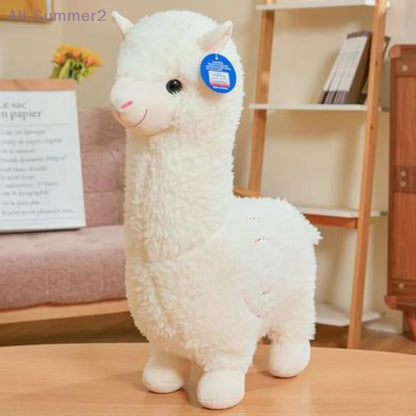 Alpaca Plush Toy 25cm - Soft Cotton Stuffed Doll for Kids and Home Decor