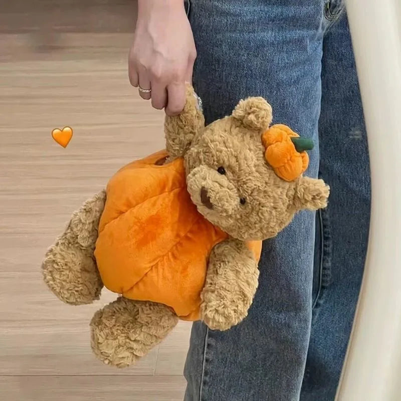 Jellycat Pumpkin Bear Plush Toy - Adorable Halloween Gift for Kids