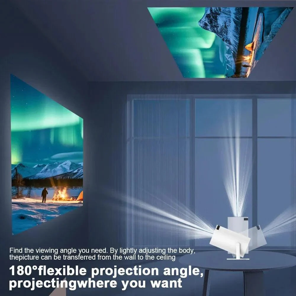 Portable 4K Projector - Home Cinema Outdoor Projetor