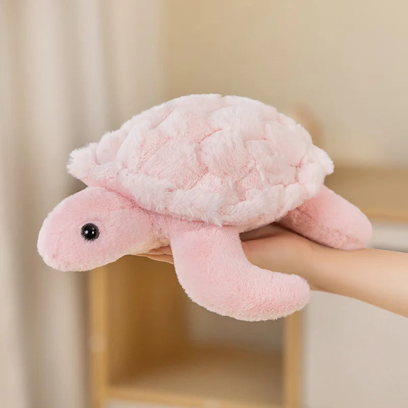 Cute Sea Turtle Plush Toy - Soft Stuffed Animal Pillow for Kids